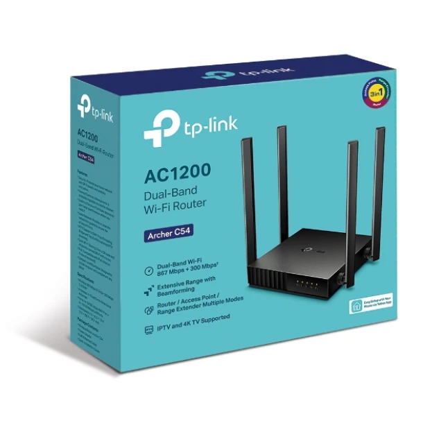 Tp link Dual Band Router C54 AC1200