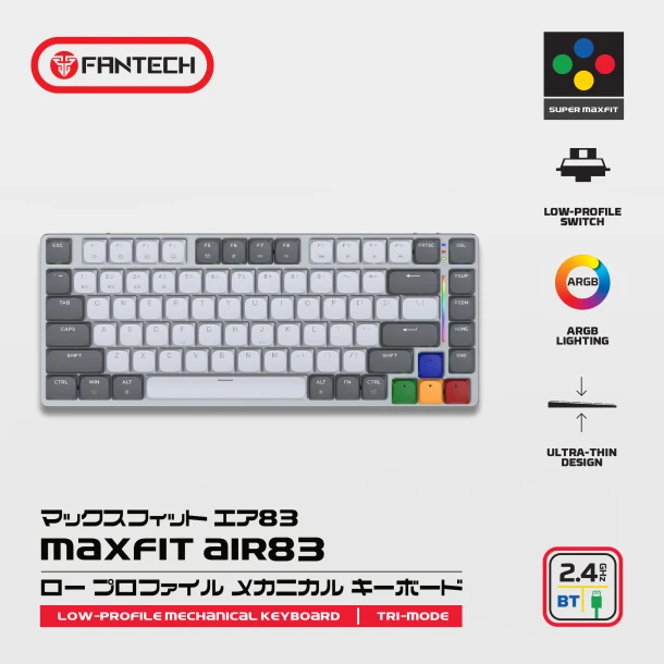 Fantech keyboard MK915 SUPER MAXFIT Air83