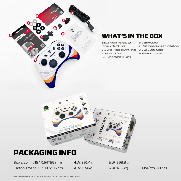 Fantech Wireless GamePad WGP15V2S EOS PRO II