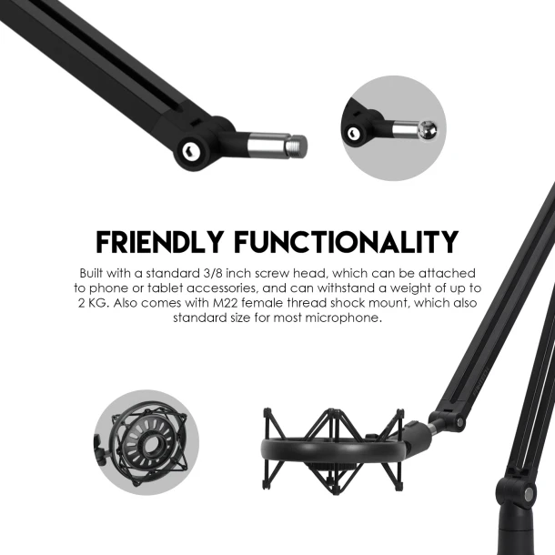 Fantech Microphone Boom Arm AC902s