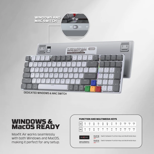 Fantech keyboard MK916 SUPER MAXFIT Air99
