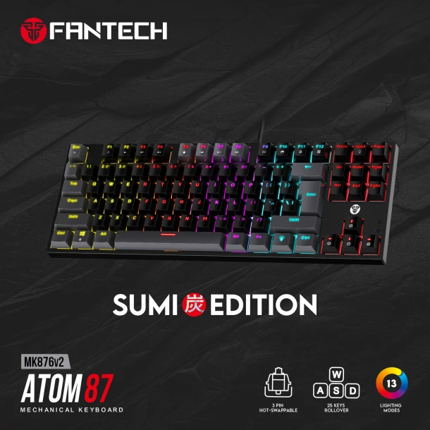 Fantech keyboard MK876 V2 ATOM