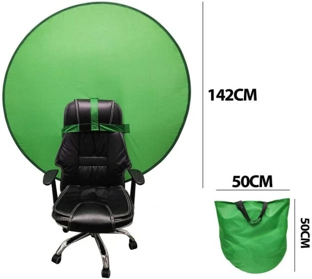 Portable Green Screen for Chairs