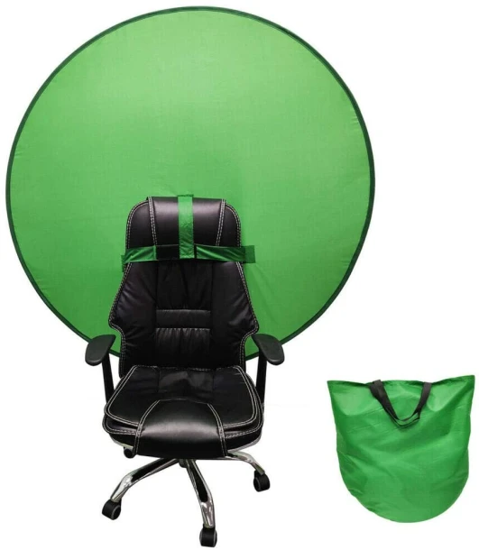 Portable Green Screen for Chairs