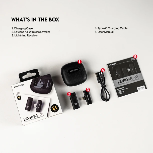 Fantech Wireless Microphone WMV11C LEVIOSA AIR