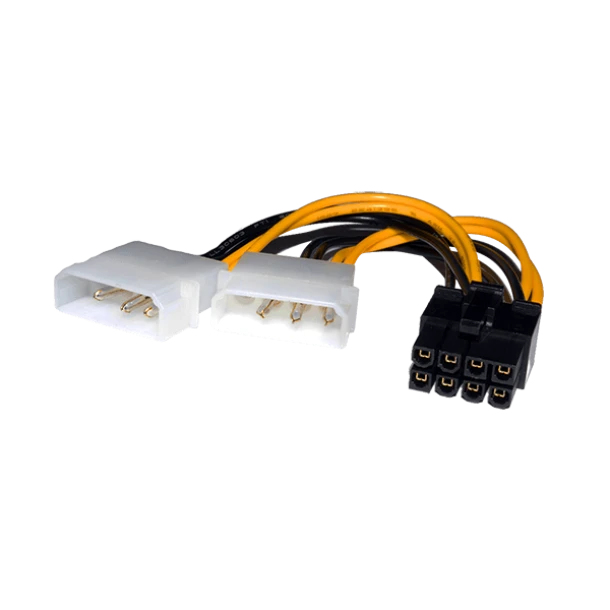 2 Molex to 8-PIN PCIe Connector
