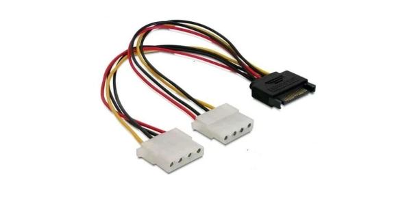 SATA To 2 Molex Connector