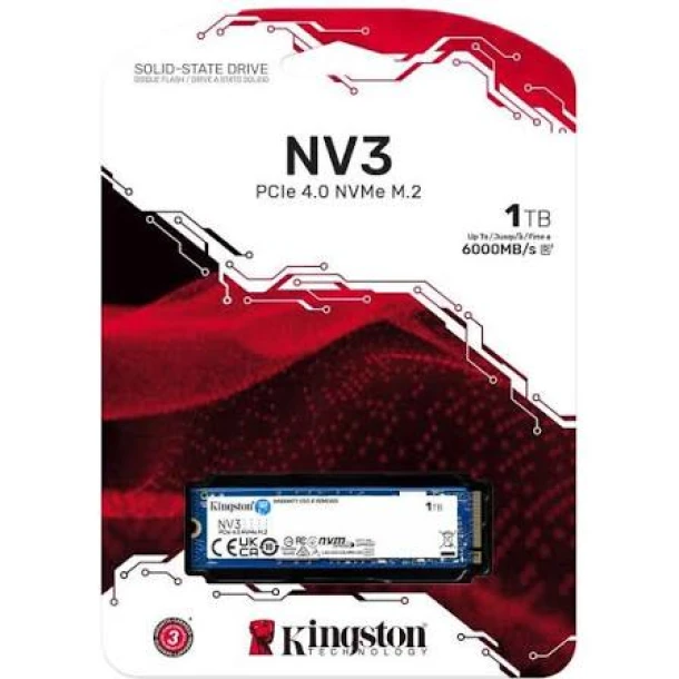 Kingston NV3 PCIe 4.0 1T NVMe SSD