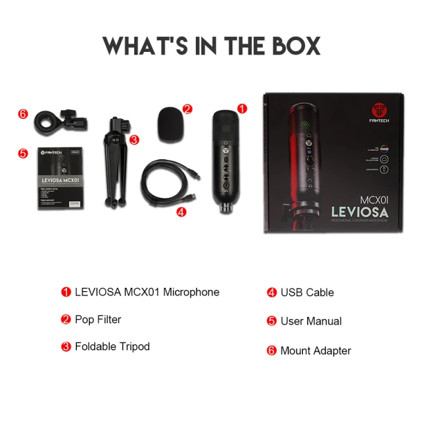 Fantech Microphone MCX01 LEVIOSA