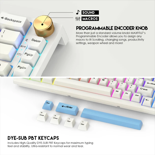 Fantech keyboard MK858 MAXFIT67