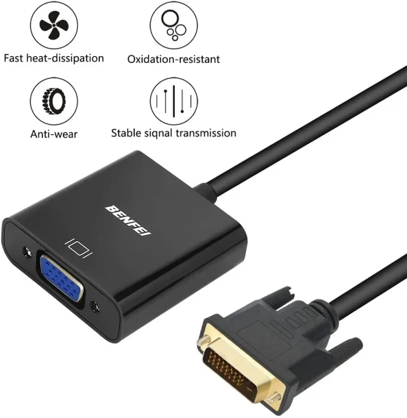 DVI to VGA Adapter (Male to Female)
