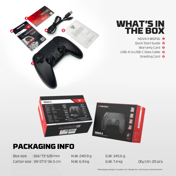 Fantech Wireless GamePad WGP16 NOVA II