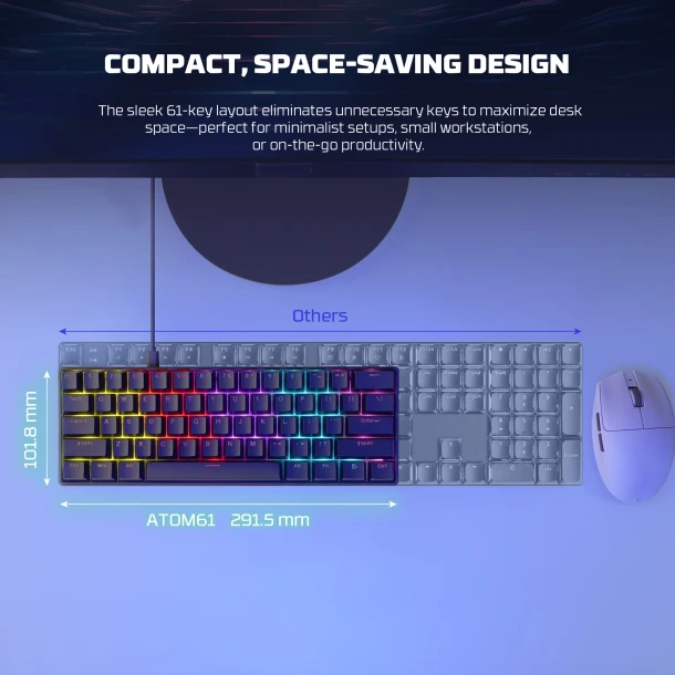 Fantech Keyboard MK211 ATOM61