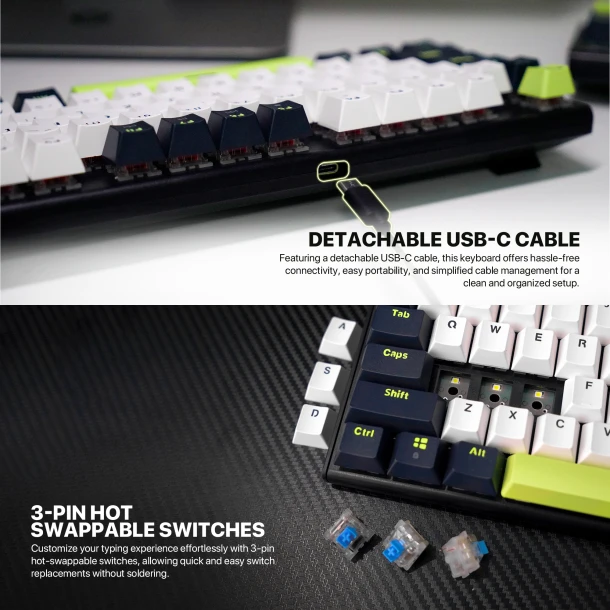 Fantech keyboard MK878S ATOM104S