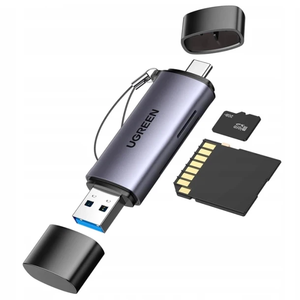 Ugreen SD Card Reader Type C + USB