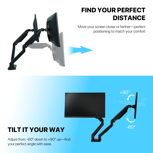 Work Station Monitor Bracket MBD1 PRoMount