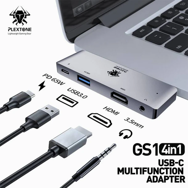Plextone Adapter 4in1 GS1