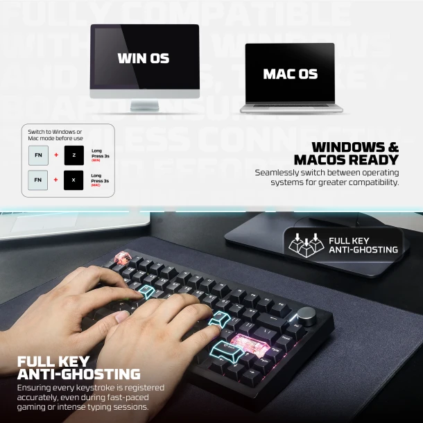 Fantech keyboard MK921 MaxFit8