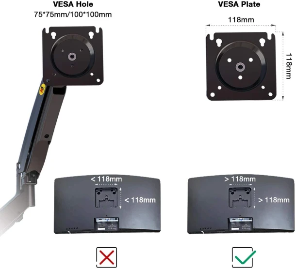 NB Monitor Arm Stand F100A