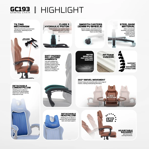 Fantech Gaming Chair GC 193