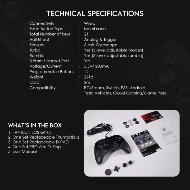 Fantech Wireless GamePad GP15L EOS VEGA