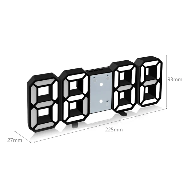 3D Led Table Clock