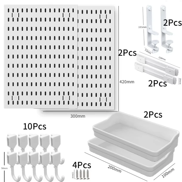 Pegboard Clip On Desktop 58*41