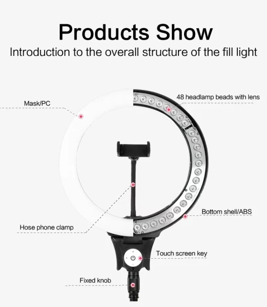 Jmary Ring Light FM-12R