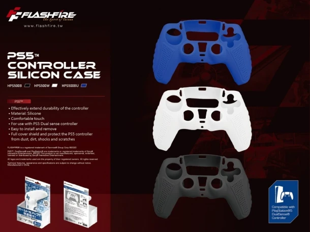FlashFire Ps5 Controller Silicone Case