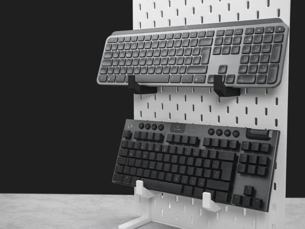 Pegboard Keyboard Holder B009