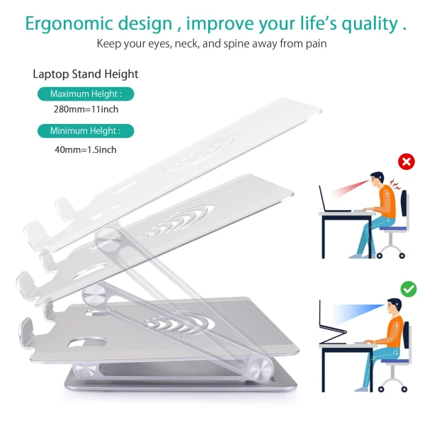 Laptop Stand with Wifi Logo
