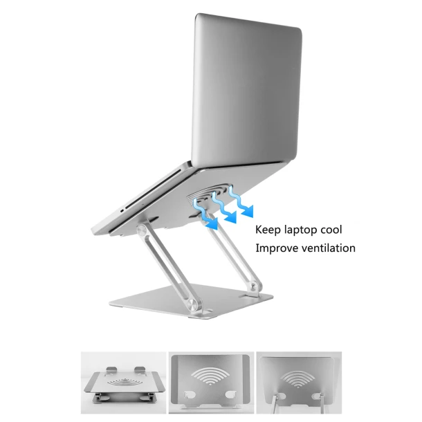 Laptop Stand with Wifi Logo