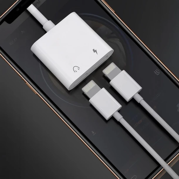 Lenyes Adapter 2-in-1 Dual Lightning AX92