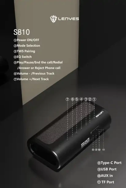 Lenyes Speaker S810