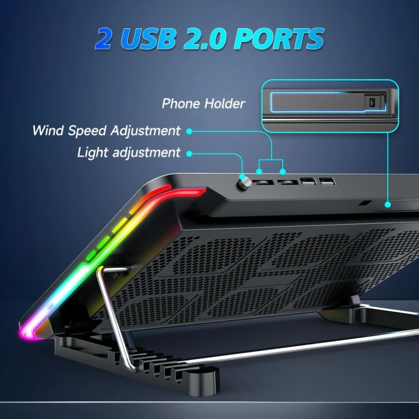 Coolcold Laptop Cooler F5 Plus