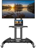 NB TV Cart Stand with Wheels AVA1500-60-1P