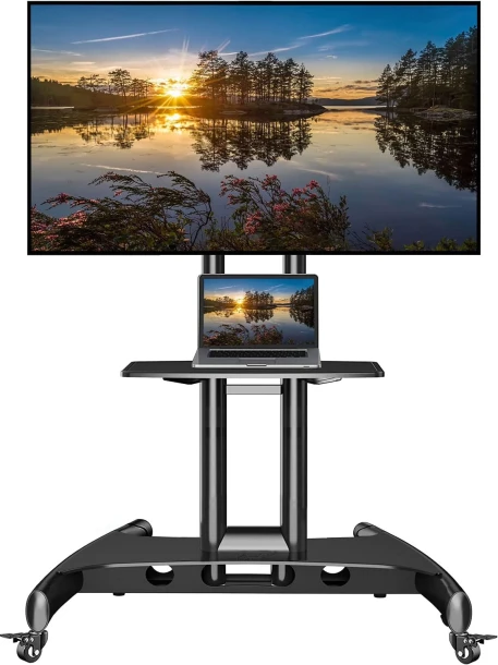 NB TV Cart Stand with Wheels AVA1500-60-1P
