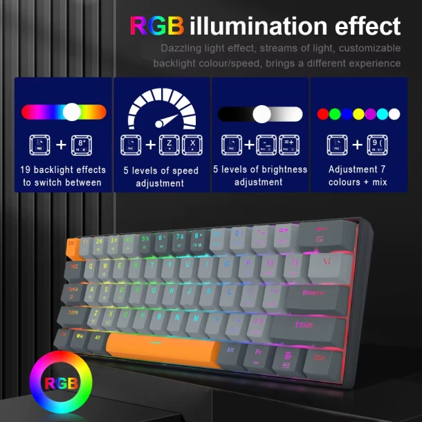 ReDragon Keybard L61-B