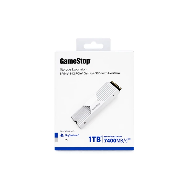 GameStop NVMe SSd Card with Heatsink 1TB Used