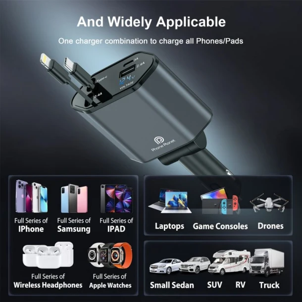 Phone Planet Car Charger CC06