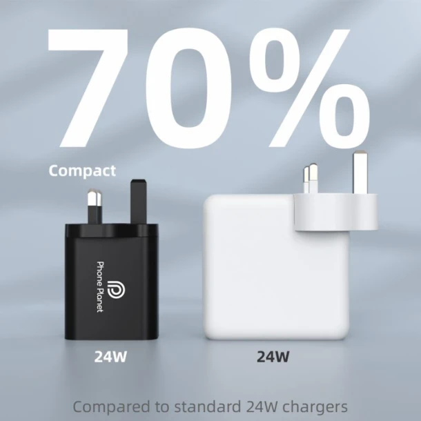 Phone Planet Charger Dual USB 24W