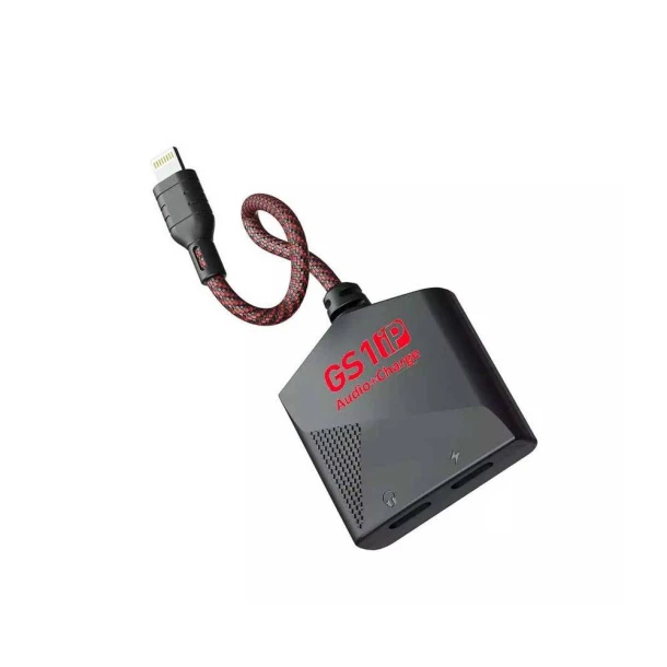 Plextone Adapter GS1 IP 2in1 Lightning 3.5