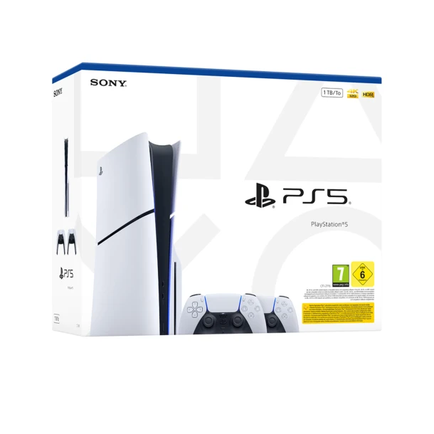 Playstation 5 Slim Disk Console with Two Controller