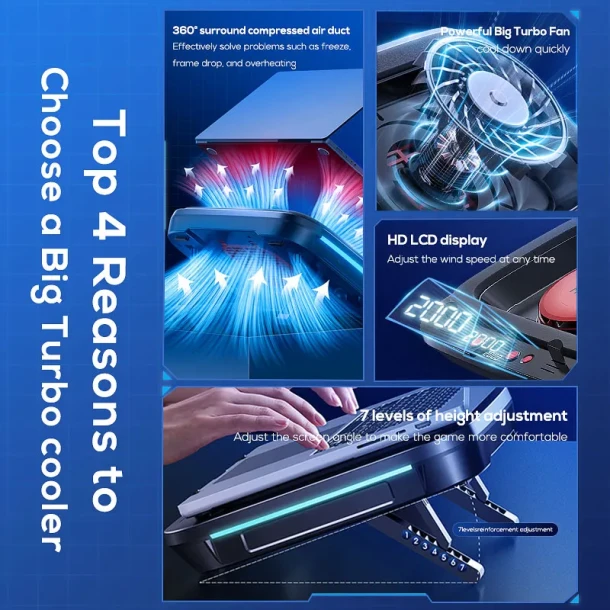 MEMO Laptop Cooling FL08
