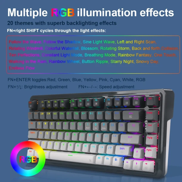ReDragon Keyboard KS82-B