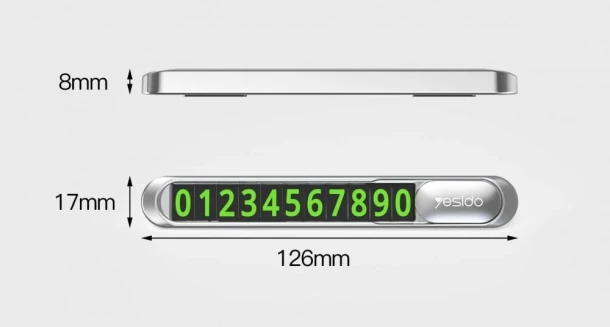 Yesido Temporary Parking Card C88