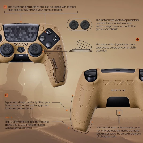 GESTAC PS5 Controller Cover
