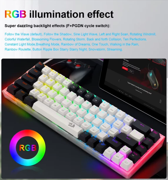 ReDragon Keyboard TS68-B