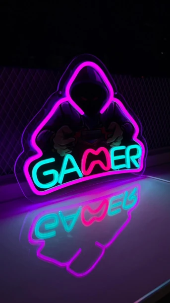 LED Neon Wall Sign Gamer