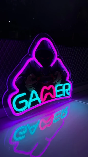 LED Neon Wall Sign Gamer